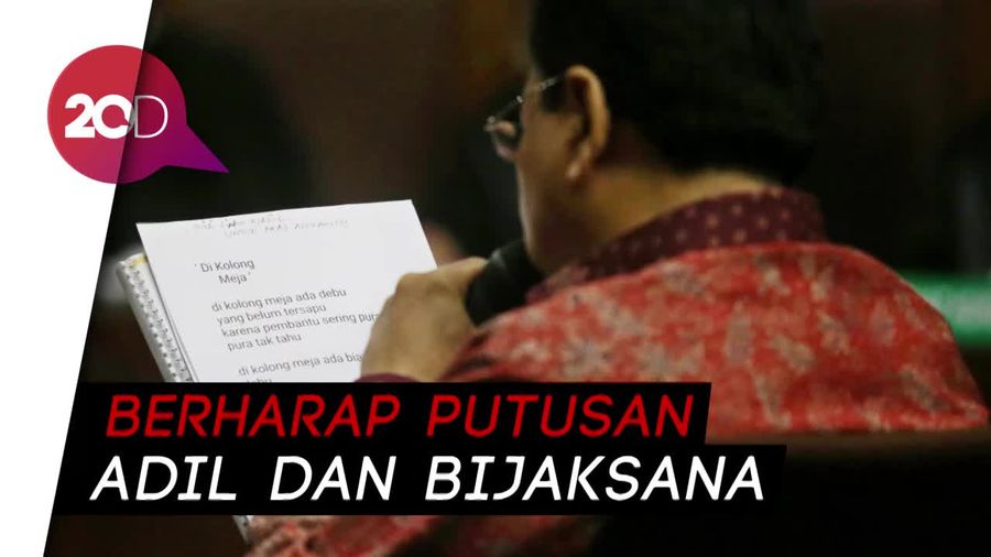 Nasibnya di Ujung Tanduk, Novanto Harap Hakim Bijaksana Memutus