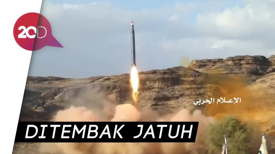 3 Rudal Houthi Kembali Ditangkal Arab Saudi