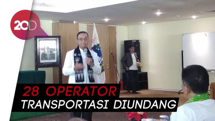 Anies Gelar FGD Bahas Transportasi Umum Terintegrasi