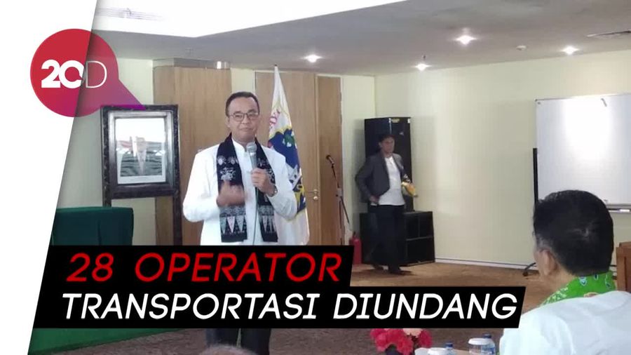 Anies Gelar FGD Bahas Transportasi Umum Terintegrasi
