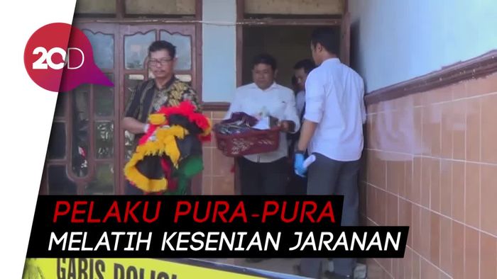 Polisi Gerebek Rumah Pelaku Pencabulan 10 Anak di Trenggalek