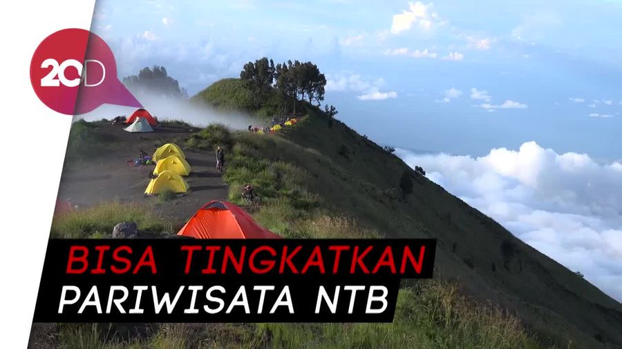 Cool! Gunung Rinjani Resmi Jadi Geopark Dunia