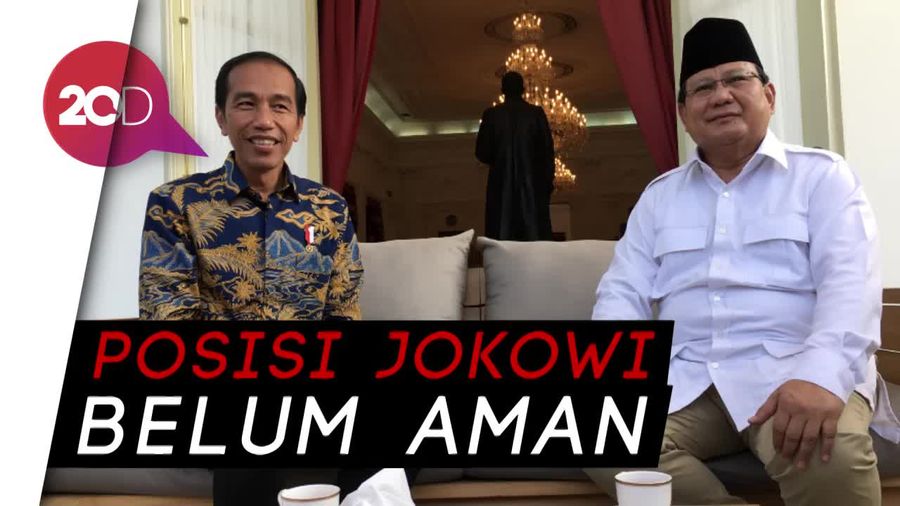 Survei Median: Elektabilitas Jokowi Naik, Prabowo Merosot