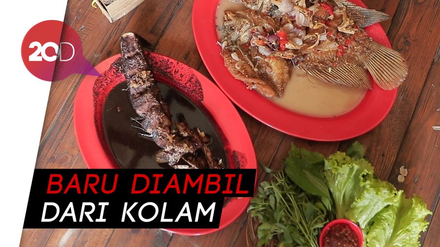 Nikmat! Menyantap Gurame dan Gabus Pucung yang Fresh Banget