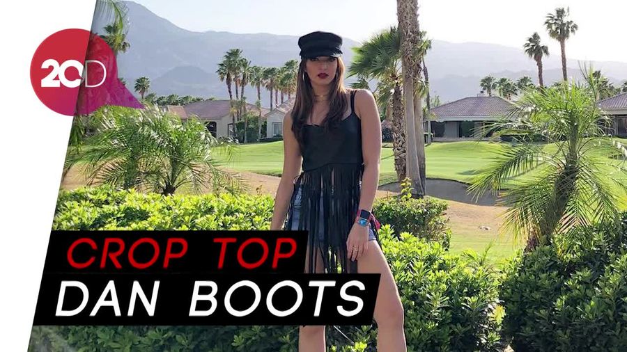 Gaya Seksi Nia Ramadhani ke Coachella 2018