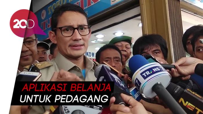 Luncurkan Aplikasi Oyes, Sandi Ingin Harga Pangan Stabil