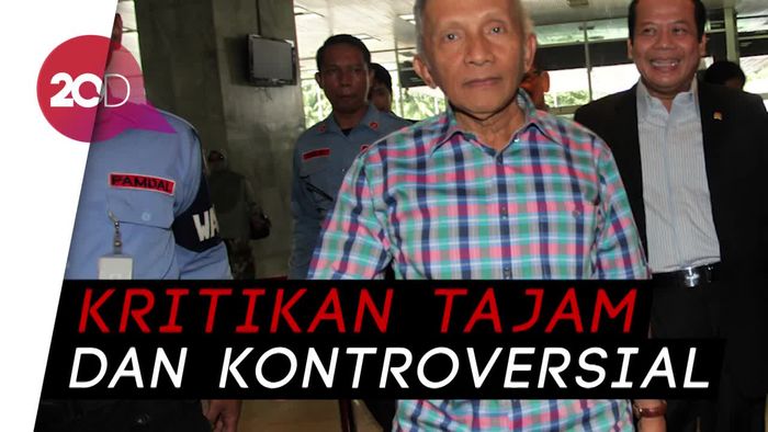 5 Pernyataan Amien Rais yang Serang Pemerintahan Jokowi