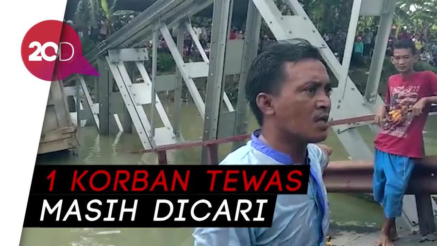 Kata Saksi Mata soal Insiden Ambrolnya Jembatan Babat-Widang