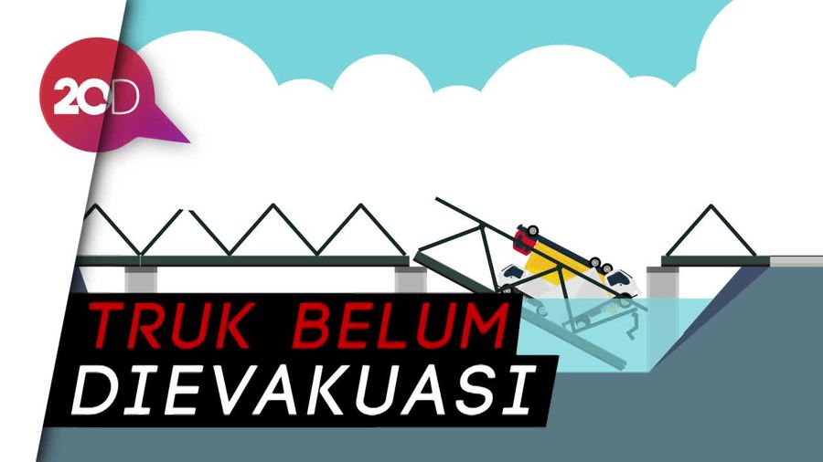 Polisi Pastikan Korban Jembatan Ambrol  Babat-Tuban, Hanya 1 Orang