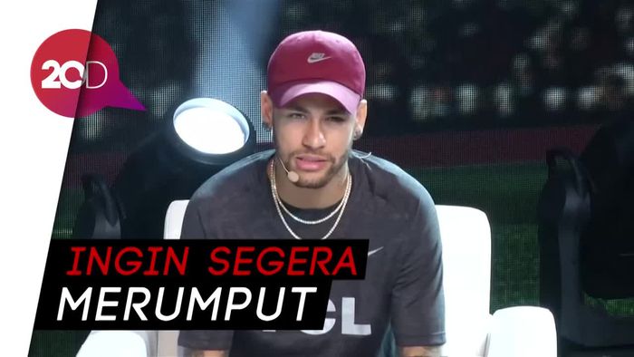 Ditanya Kapan Pulih, Ini Jawaban Neymar