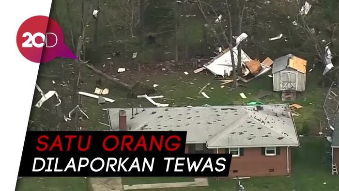 Penampakan Permukiman yang Diamuk Tornado