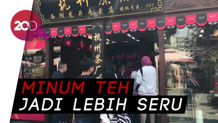 Pengusaha Ini Goda Milenial Mampir ke Kedai Teh Pakai Teknologi