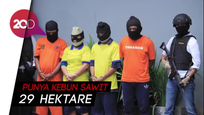 Polisi Pamerkan Big Bos dan Antek-anteknya