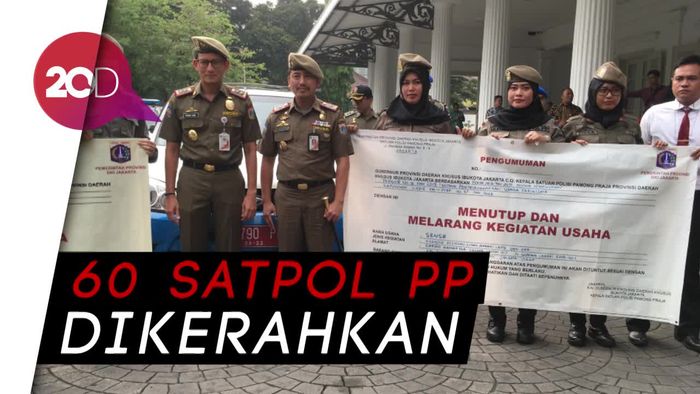 Satpol PP Wanita Siap Tutup Diskotik Exotic dan Sense Karaoke