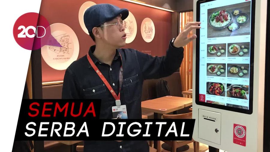 Kerennya Aplikasi Buatan Alibaba di Restoran Bacang Ini