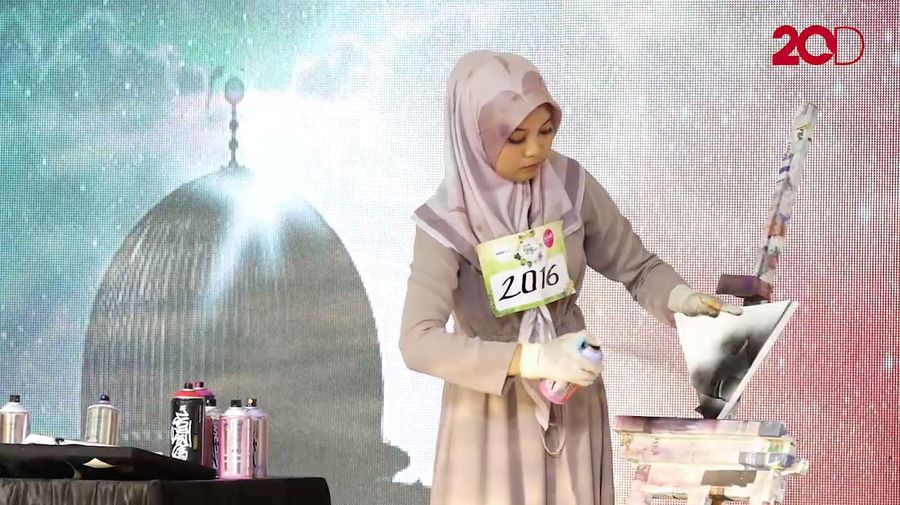 20 Besar Yogyakarta - Anisa Dinda Rachmawati Eksplore Seni Melukis