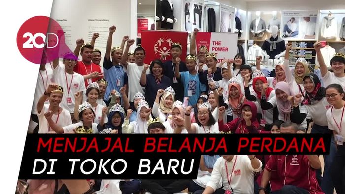 Seru! Atlet Special Olympics Indonesia Tur di Uniqlo
