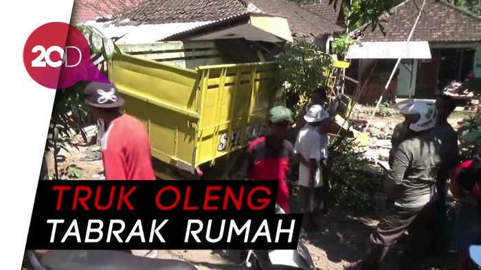 Truk Tabrak Rumah di Pasuruan, Sopir dan Warga Kritis