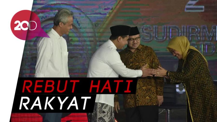 Ganjar dan Sudirman Berdebat Menyejahterakan Rakyat Jateng