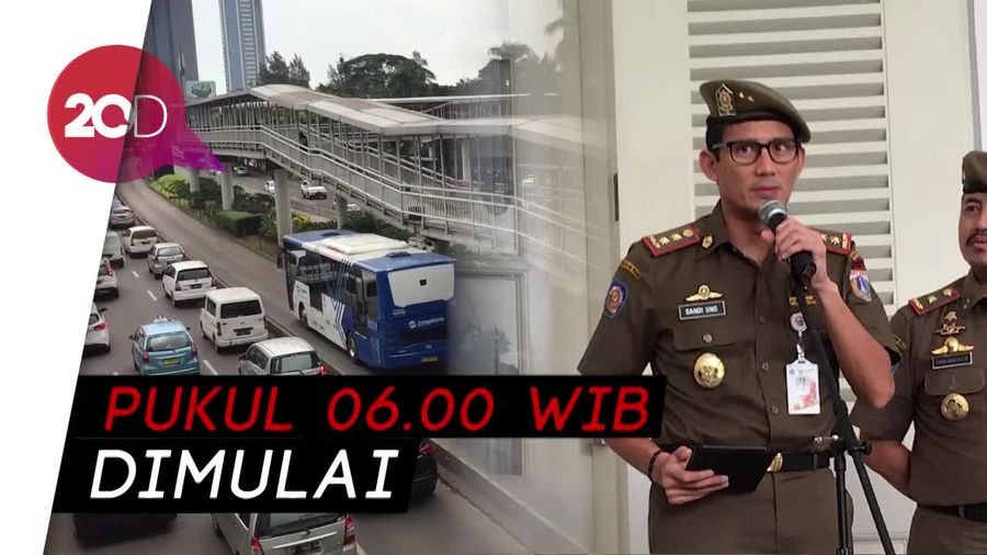 Senin Depan, Jam Ganjil-Genap di Sudirman-Thamrin Dimajukan