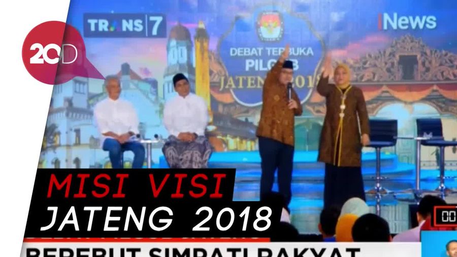 Dua Pasangan Calon Pilgub Jateng Beberkan Visi Misi