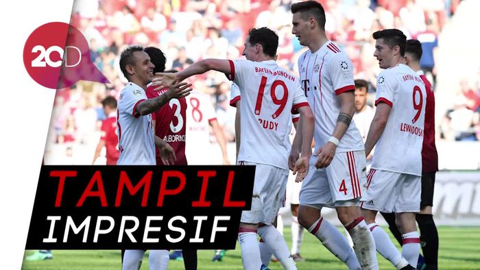 Tiga Gol Kemenangan Bayern di Markas Hannover 