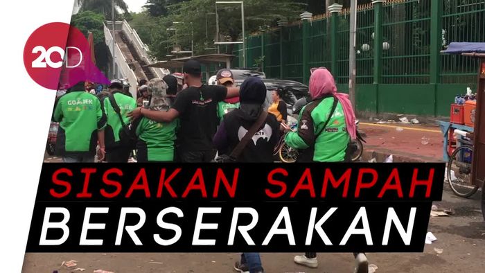 Demo Ojek Online Bubar, Lalu Lintas Kembali Dibuka