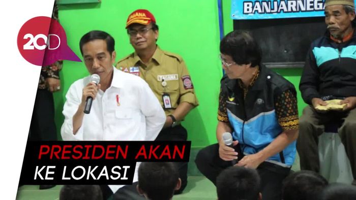 Mensos Santuni Korban Gempa Banjarnegara