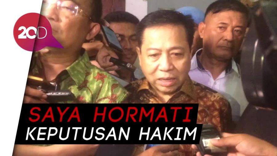 Divonis 15 Tahun Bui, Novanto: Saya Shock Sekali