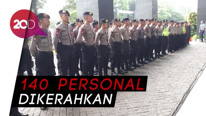 Sidang Vonis Novanto Dikawal Ketat Polisi