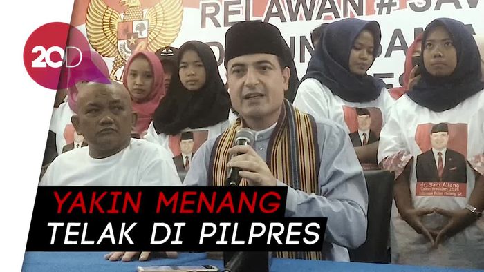 Didukung Para Relawan, Sam Aliano Pede Banget Menang Pilpres