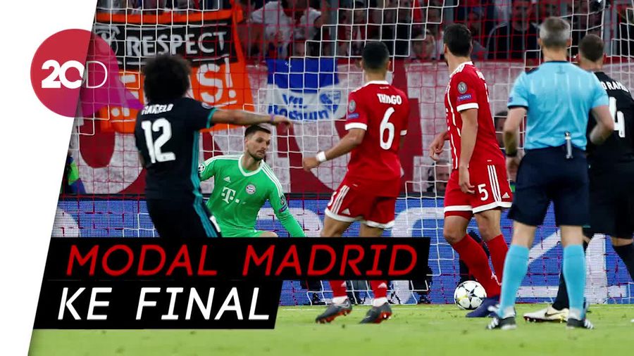 Melihat Gol-gol Real Madrid vs Bayern Munich