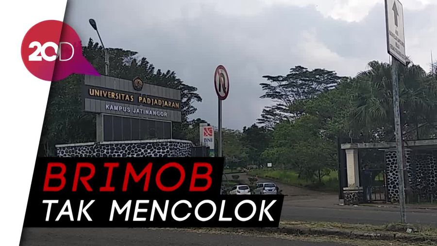 Penampakan Kampus Unpad Jatinangor yang Dijaga Brimob