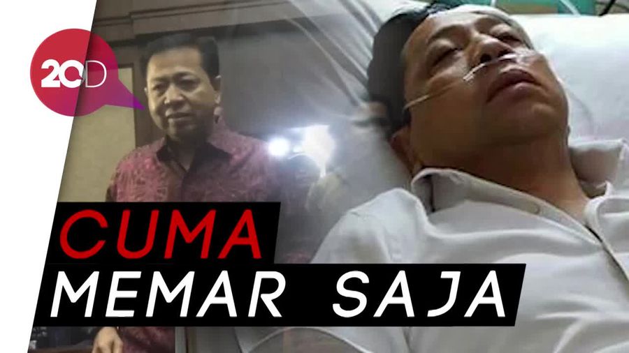 Novanto Enggan Sebut Benjolannya Sebesar Bakpao