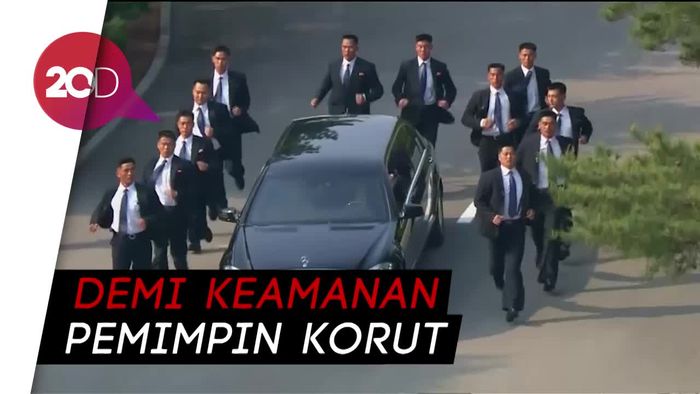 Momen Bodyguard Kawal Ketat Kim Jong-un di Korsel