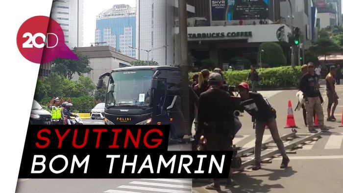 Ada Syuting, Jalan M.H Thamrin Kembali Ditutup