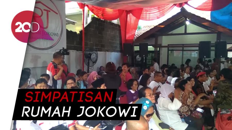 Syukuran Simpatisan Dukung Jokowi Dua Periode