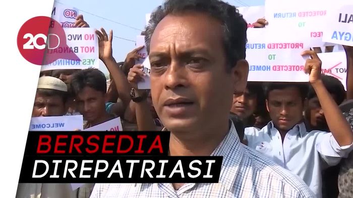 Warga Rohingya Gelar Aksi di Kamp Pengungsi
