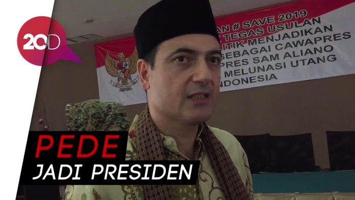 Sam Aliano Ogah Jadi Calon Wakil Presiden