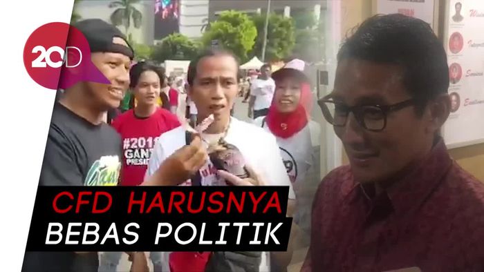 Ada Intimidasi di Car Free Day, Sandi: Saya Lihat Dulu Deh
