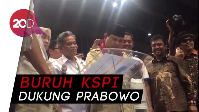 Prabowo Tanda Tangani Kontrak Politik dengan KSPI