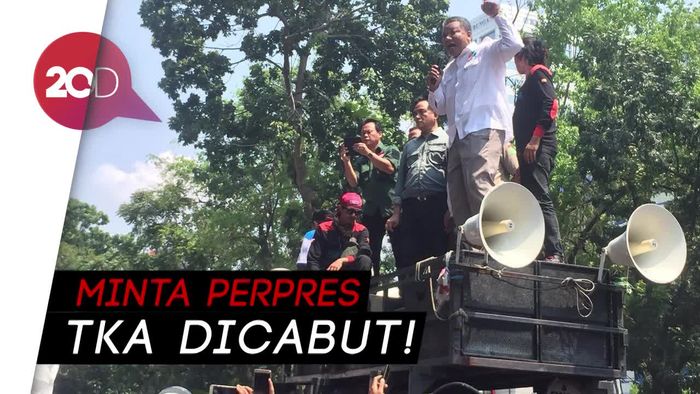 Massa KSPI Ancam Bikin Gerakan Ganti Presiden!