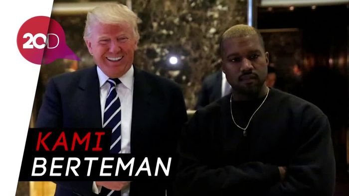 Keakraban Donald Trump dan Kanye West