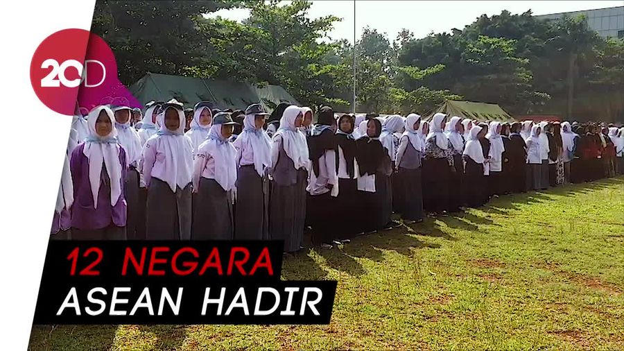 Peringati Hardiknas, Ribuan Pelajar Gelar Kemah dan Apel Kebangsaan