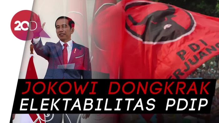 LSI Denny JA: Elektabilitas PDIP Nomor 1, Jokowi Capres Terkuat
