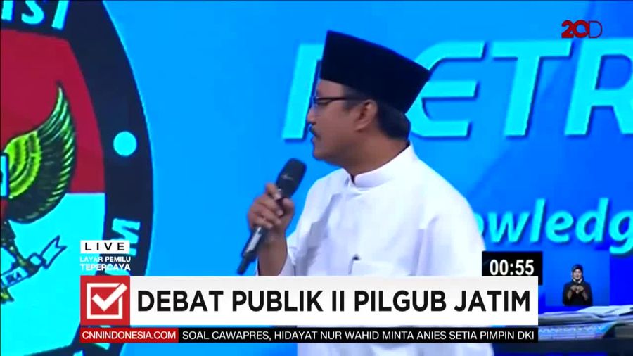 Debat Cagub Jatim Mengenai Iklim Investasi di Jatim