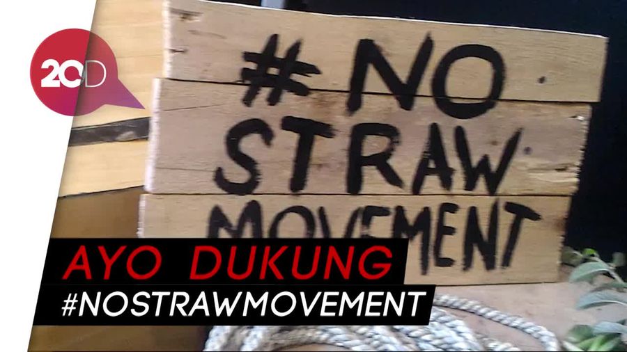 Ayo Setop Gunakan Sedotan Plastik!