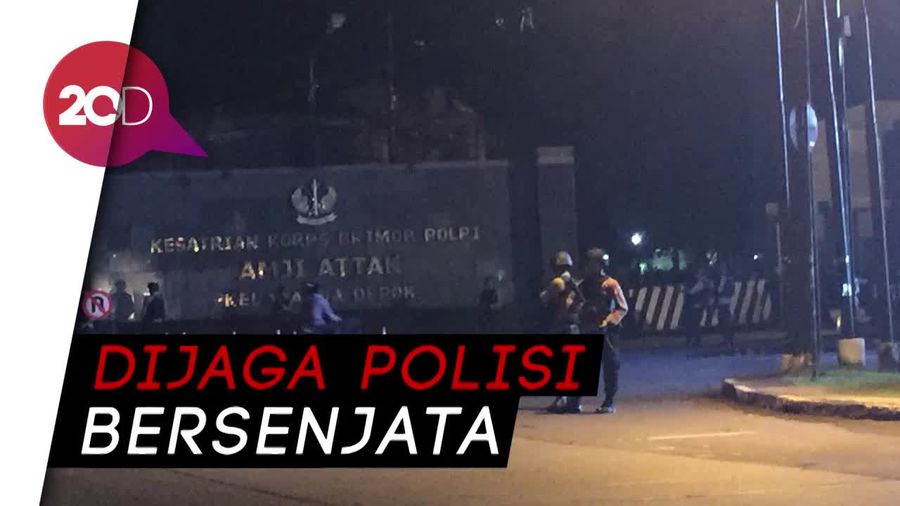 Suasana Mako Brimob Usai Terjadi Kerusuhan