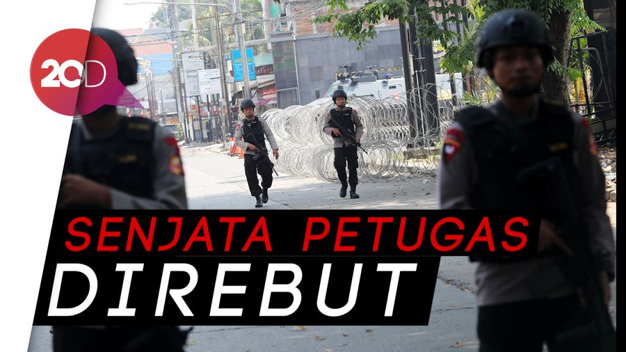 5 Polisi Gugur, 1 Napi Teroris Tewas
