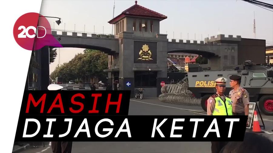 Hampir 24 Jam Berlalu, Begini Suasana Mako Brimob